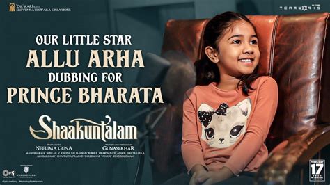 allu arha in shaakuntalam movie|Allu Arjun is all heart for daughter Arha as she starts dubbing for ...